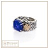 Anello Medievale piramide blu| Gioielli De Nobili